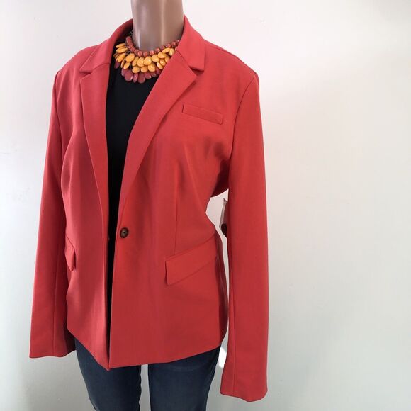 New Crown and Ivy Coral Blazer Size XXL - Picture 2 of 16
